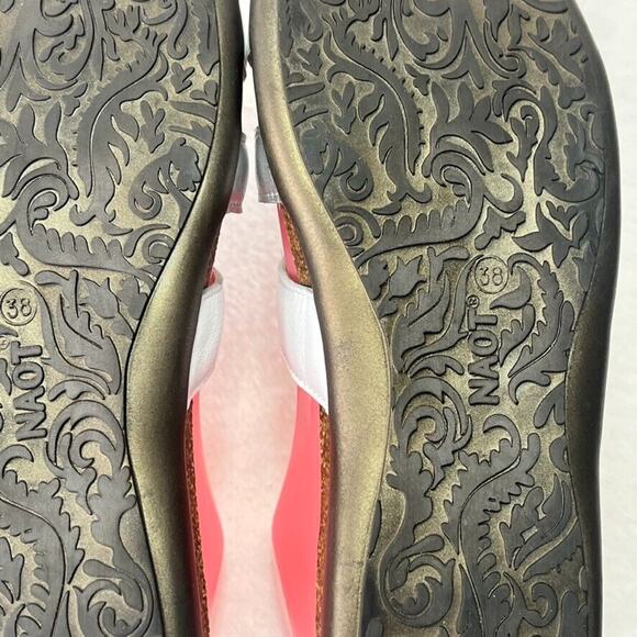 NAOT Liv Slide Sandals Women's Size 7 Slip-On Flats Multicolor Leather Metallic - Picture 9 of 12